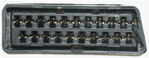 Image of a scart socket